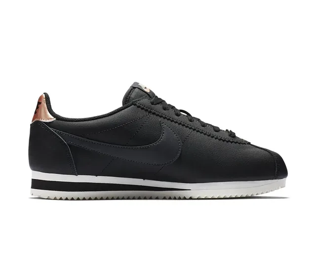 Nike Cortez Sneakers Lifestyle Noires et Or Rose 18