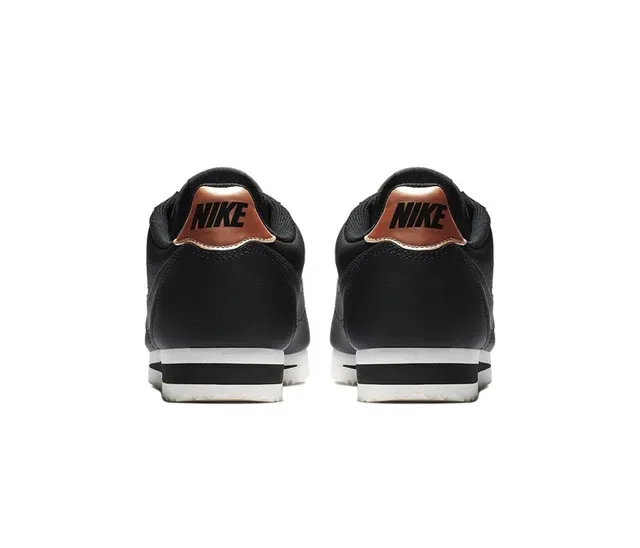 Nike Cortez Sneakers Lifestyle Noires et Or Rose 20