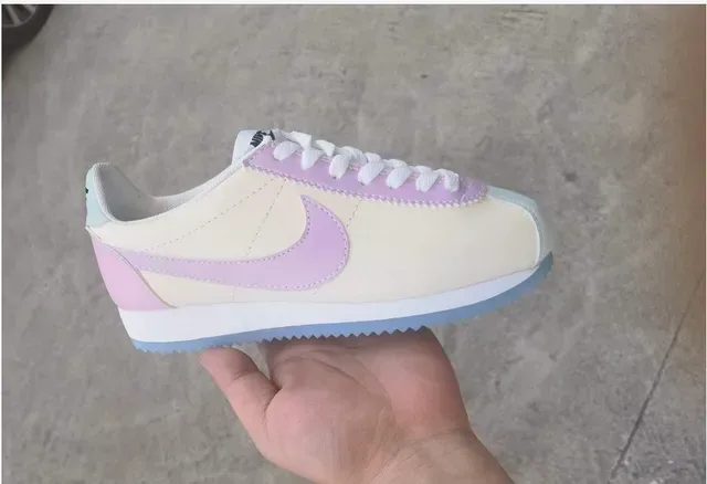 Nike Cortez সাদা ও হালকা নীল লাইফস্টাইল স্নিকার 2