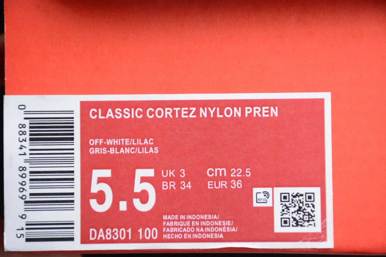 Nike Cortez সাদা ও হালকা নীল লাইফস্টাইল স্নিকার 3