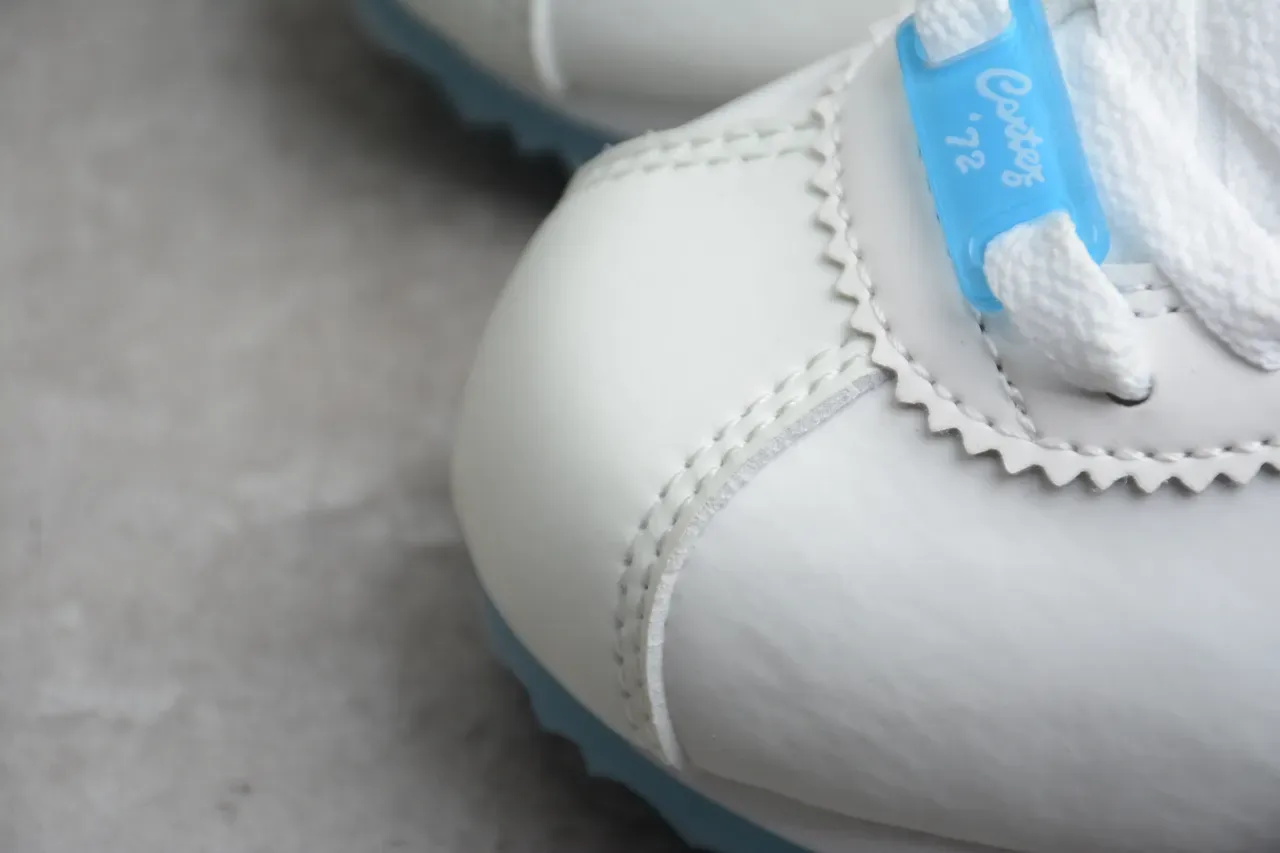 Nike Cortez সাদা ও হালকা নীল লাইফস্টাইল স্নিকার 8