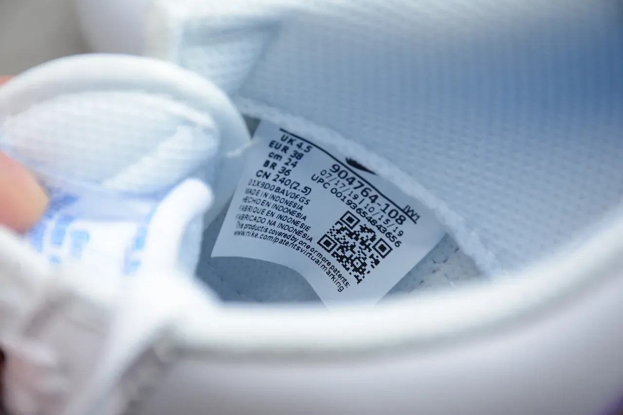 Nike Cortez White Lavender Blue Lifestyle Sneakers 7