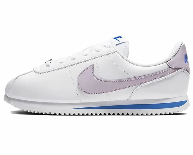 Nike Cortez White Lavender Blue Lifestyle Sneakers 17