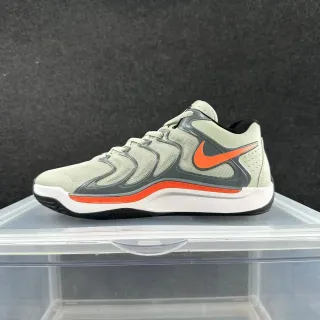Nike কোর্ট গ্রে অরেঞ্জ লো-টপ মেশ-এন্ড-সিন্থেটিক আপার স্নিকার
