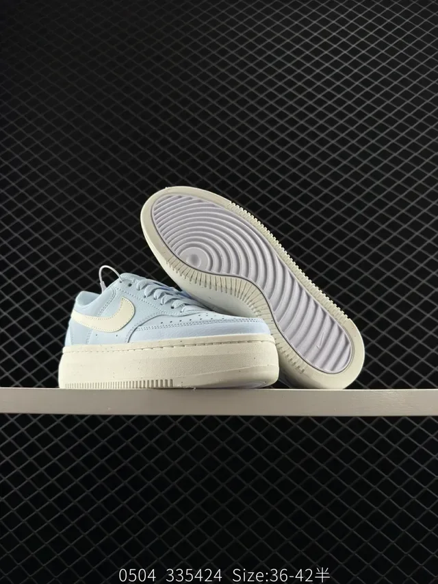 Nike Court Vision ALTALTR Low Light Blue Cream Lifestyle Sneakers 4
