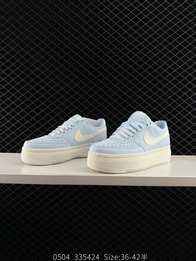 Nike Court Vision ALTALTR Low Light Blue Cream Lifestyle Sneakers 5