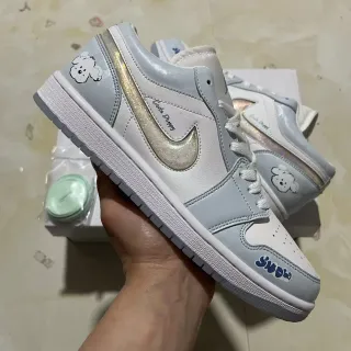 Nike Dunk Low Cute Puppy Light Gray Lifestyle Sneakers