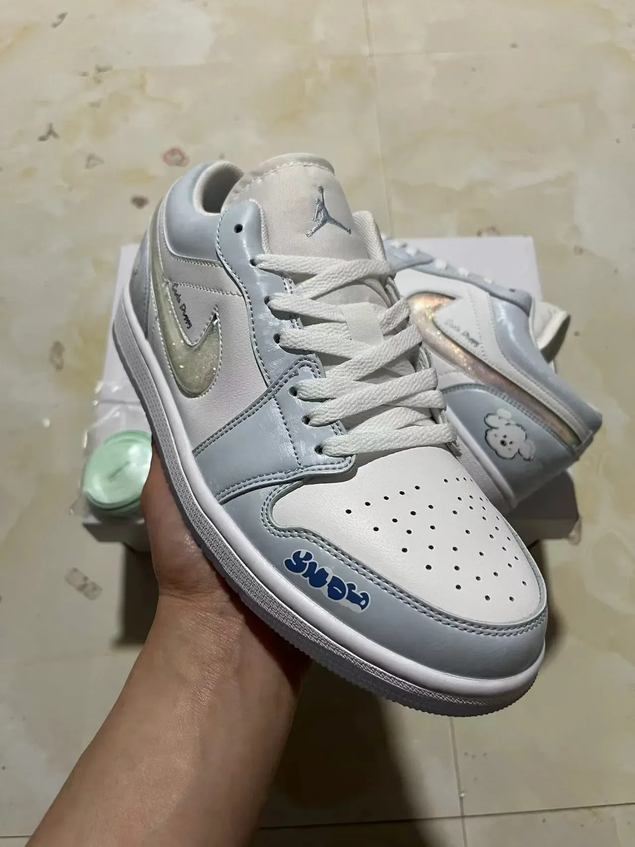 Nike Dunk Low Chiots Mignons Gris Clair Lifestyle Sneakers 2