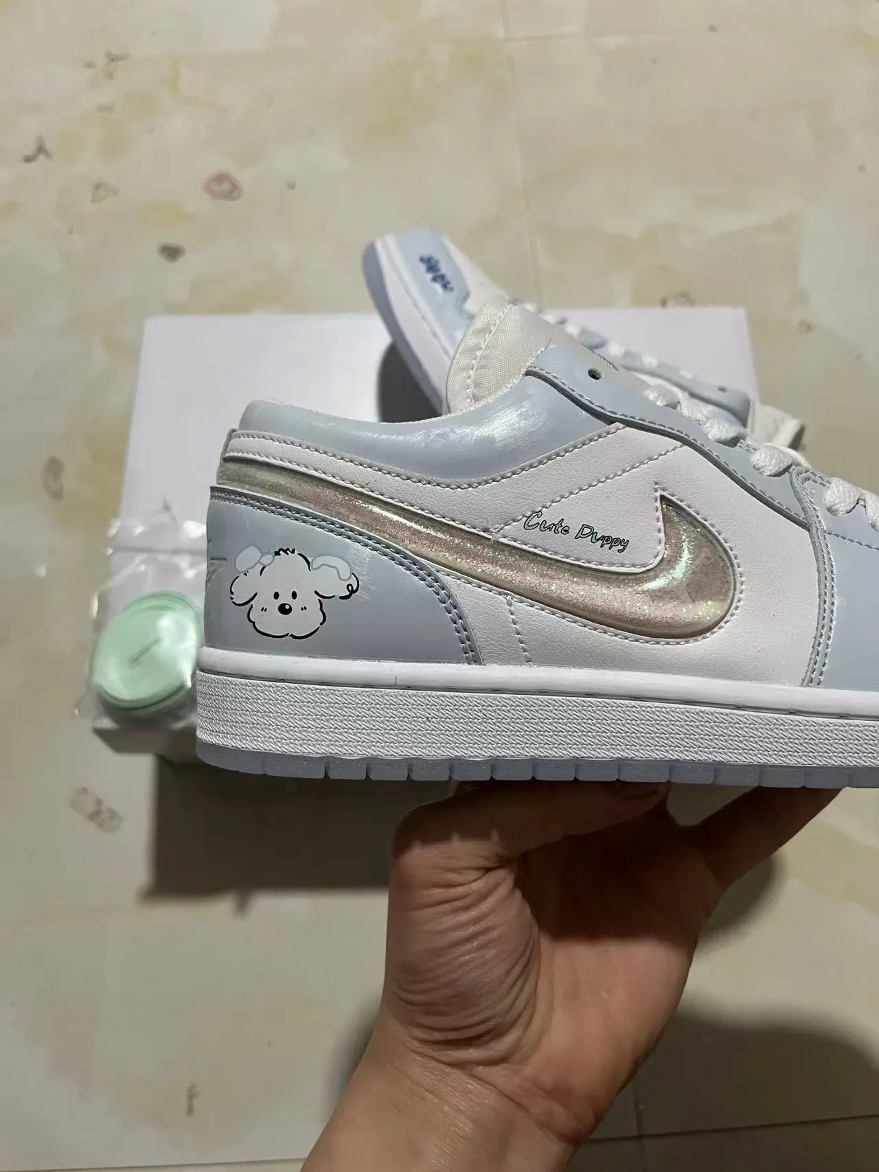 Nike Dunk Low Chiots Mignons Gris Clair Lifestyle Sneakers 7
