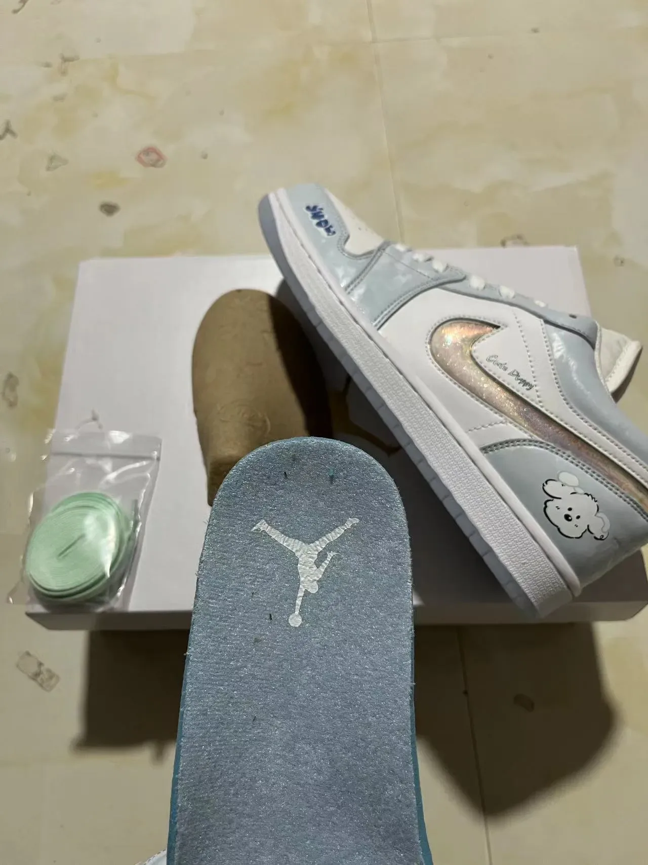 Nike Dunk Low Chiots Mignons Gris Clair Lifestyle Sneakers 10