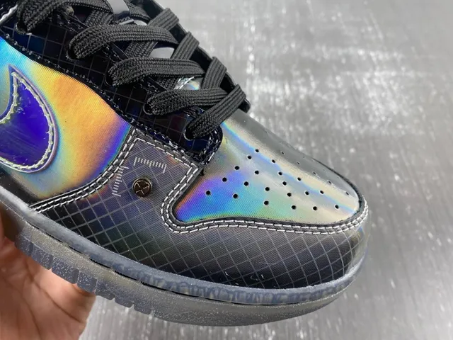 Nike Dunk Low Holographic Black Lifestyle Sneakers 6