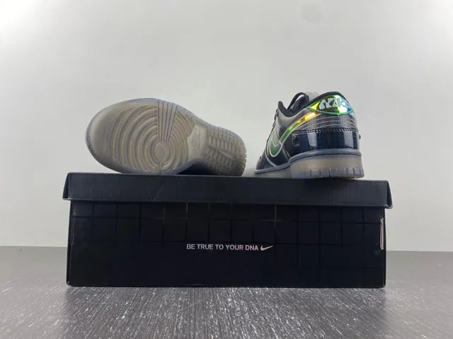 Nike Dunk Low Holographic Black Lifestyle Sneakers 15