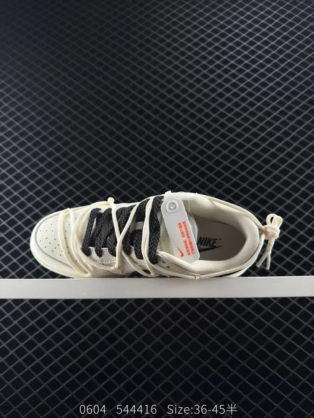 Nike Dunk Low Off-White Gray Lifestyle Sneakers 2