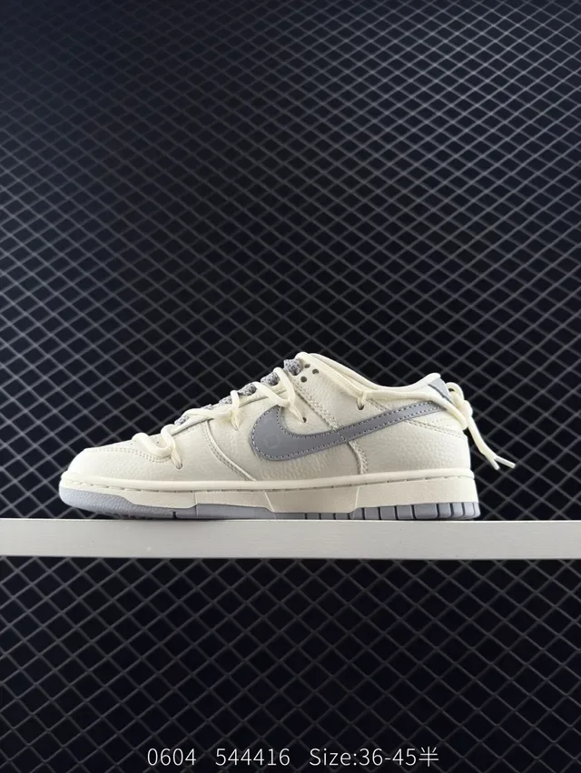 Nike Dunk Low Off-White Gray Lifestyle Sneakers 6