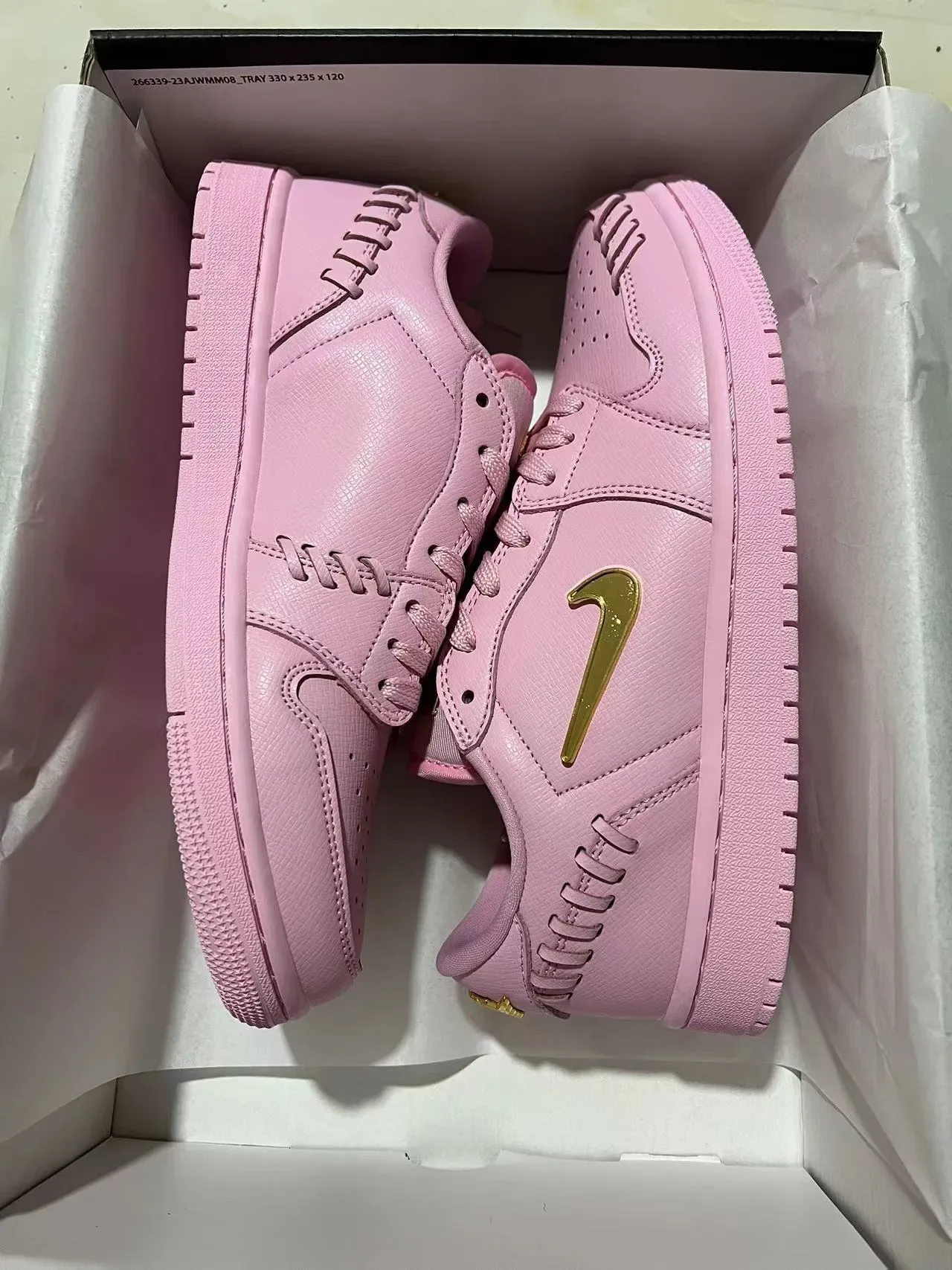 Nike Dunk Low Chaussures Lifestyle Rose Or Métallique 9