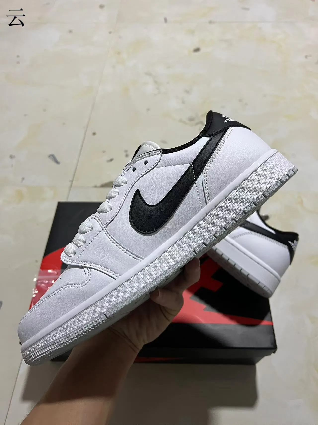 Nike Dunk Low White Black Lifestyle Sneakers 5