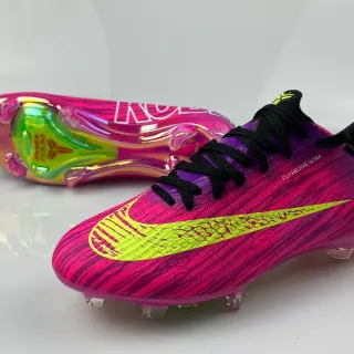Nike Flyweave Ultra Magenta Purple Neon Yellow Firm-Ground حذاء كرة قدم