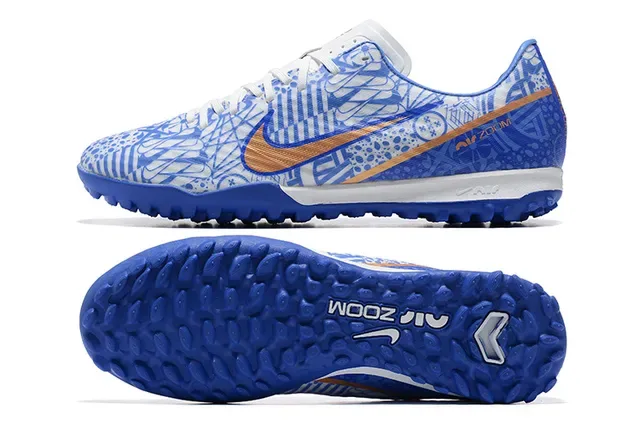 Nike Sapatos de Futebol Turf com Upper Sintético Dorado Rosa Metálico e Forro com Acentos 19