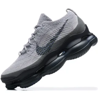 Nike Gray Black Knit Upper Sculpted Midsole Lifestyle Sneakers