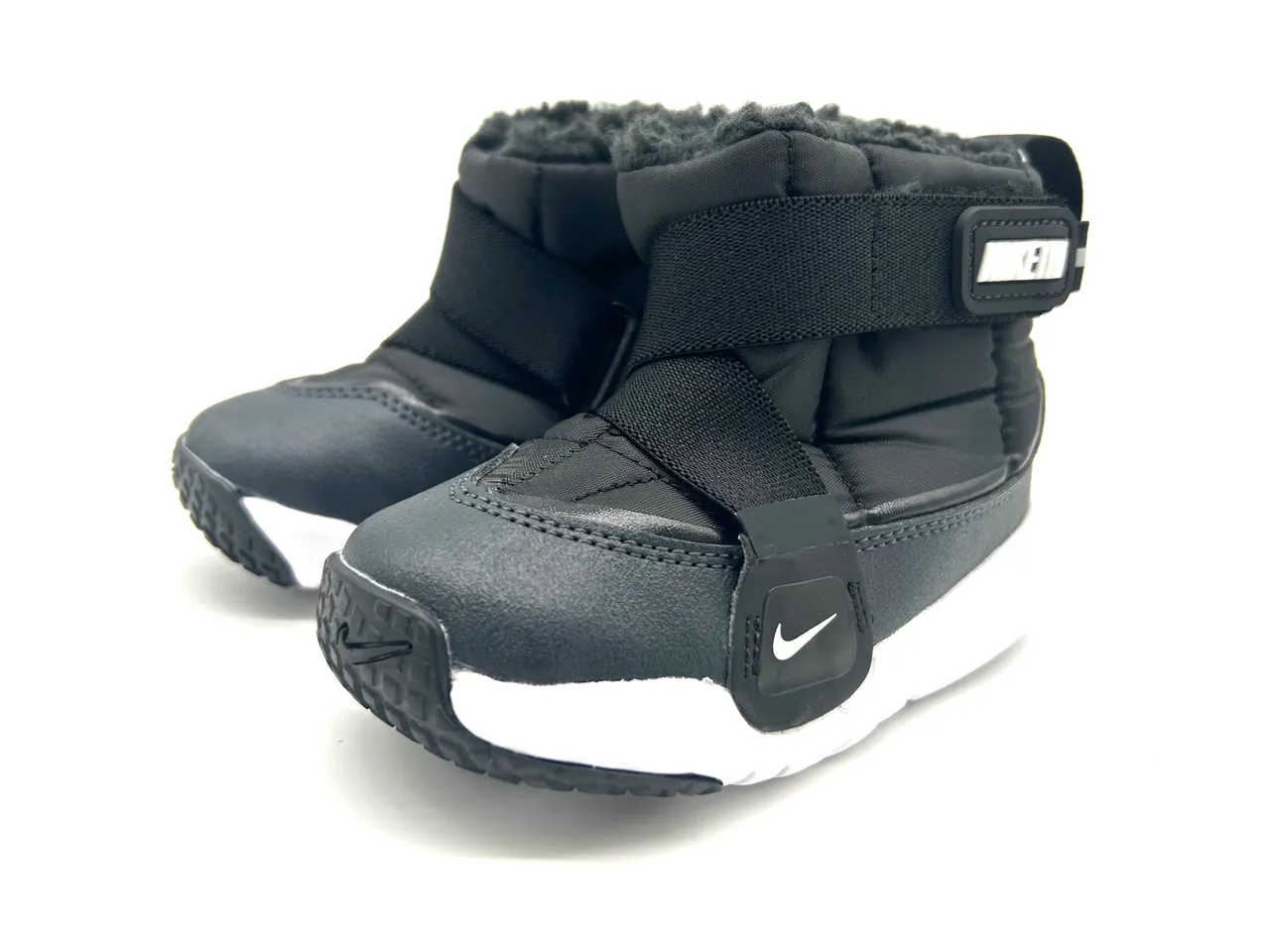 Nike Bottes de Neige Gris Marine Isolées Matelassées Tige Ajustable Boucle de Sangle 6