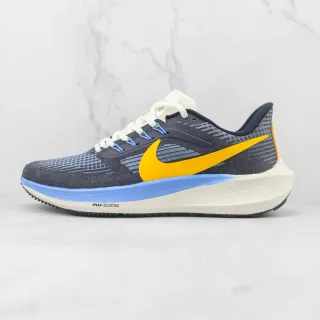 Nike gris y amarillo knit ingenieril parte superior contrafuerte asimétrico talón zapatillas de correr