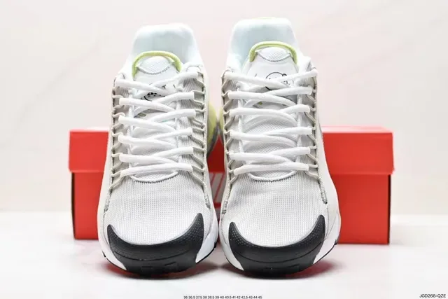 Nike Gray Yellow Mesh And Synthetic Upper Visible Air Cushioning Unit Lifestyle Sneakers 3