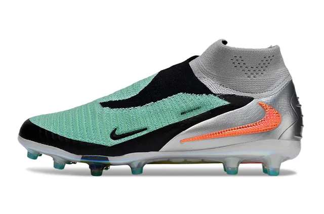 Nike Vert Noir Col de Chaussette Iridescent Translucide Semelle Firm-Ground Chaussures de Football 8