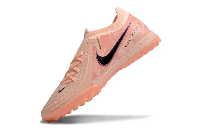 Nike Gripvnt Chaussures de football pour gazon avec upper en knit orange noir, col de chaussette 3