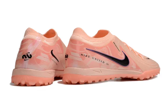 Nike Gripvnt Chaussures de football pour gazon avec upper en knit orange noir, col de chaussette 5