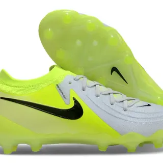 Nike Groundwatt Neon Yellow and Gray Firm-Ground Soccer Shoes