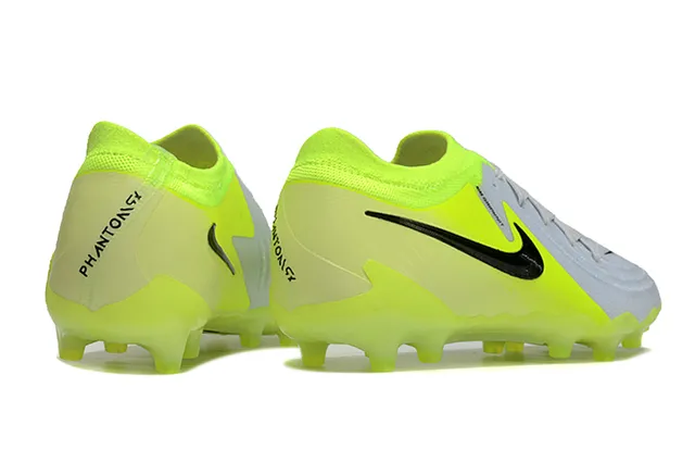 Nike Groundwatt Neon Yellow and Gray Firm-Ground Soccer Shoes 5