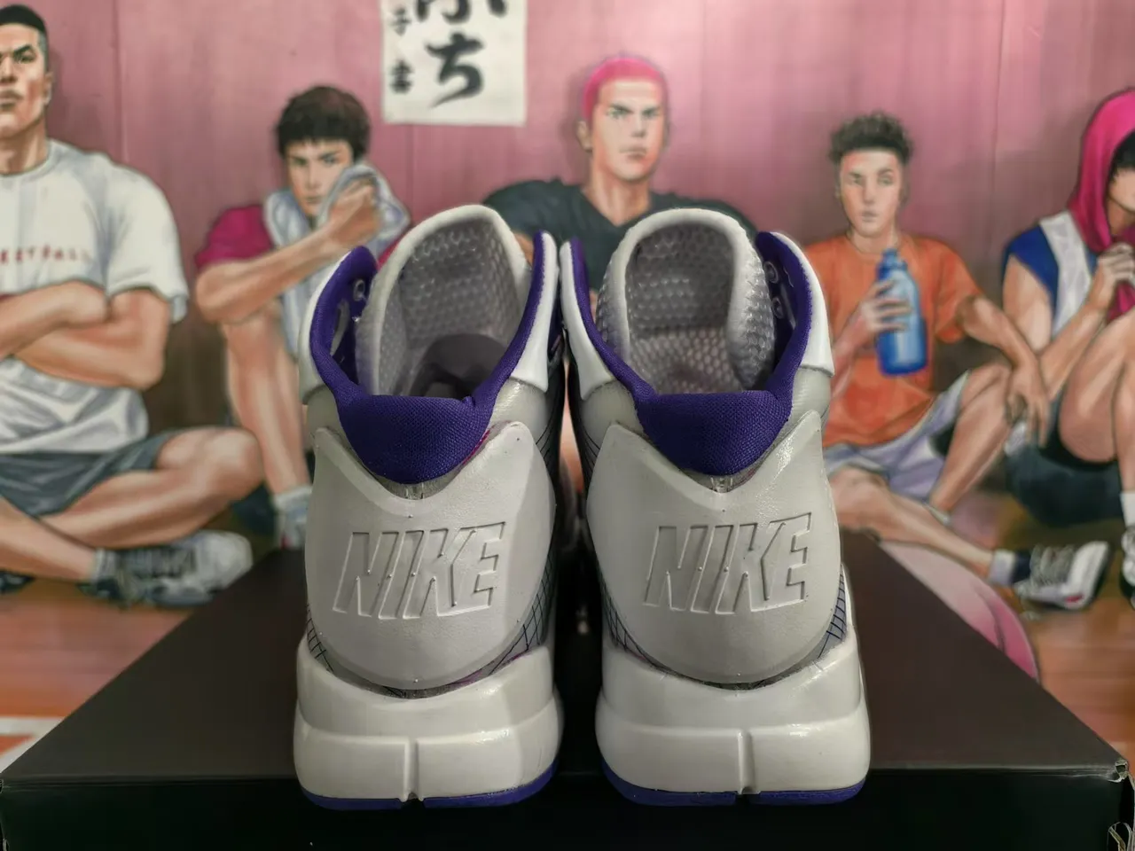Nike Hyperdunk 2008 White Purple Yellow Basketball Shoes 3