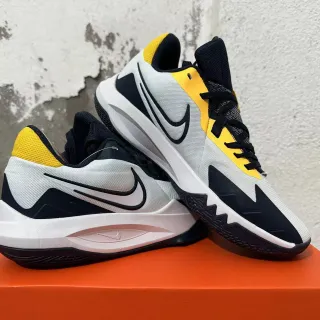 Nike Hyperdunk Low White Black Yellow Basketball Shoes