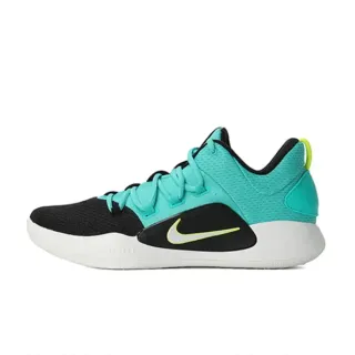 Nike Hyperdunk X Low काला टर्क्वॉइज नियोन पीला बास्केटबॉल जूते