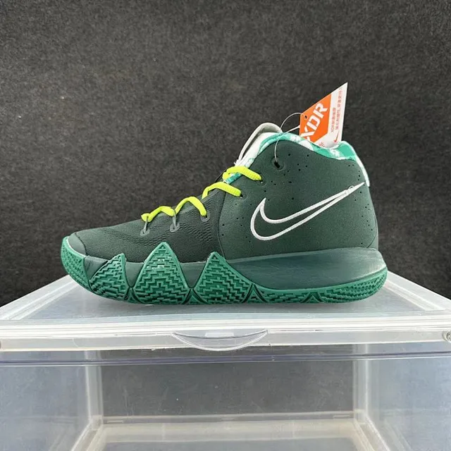Nike Kyrie 4 Dark Green Lime Basketball Shoes 2