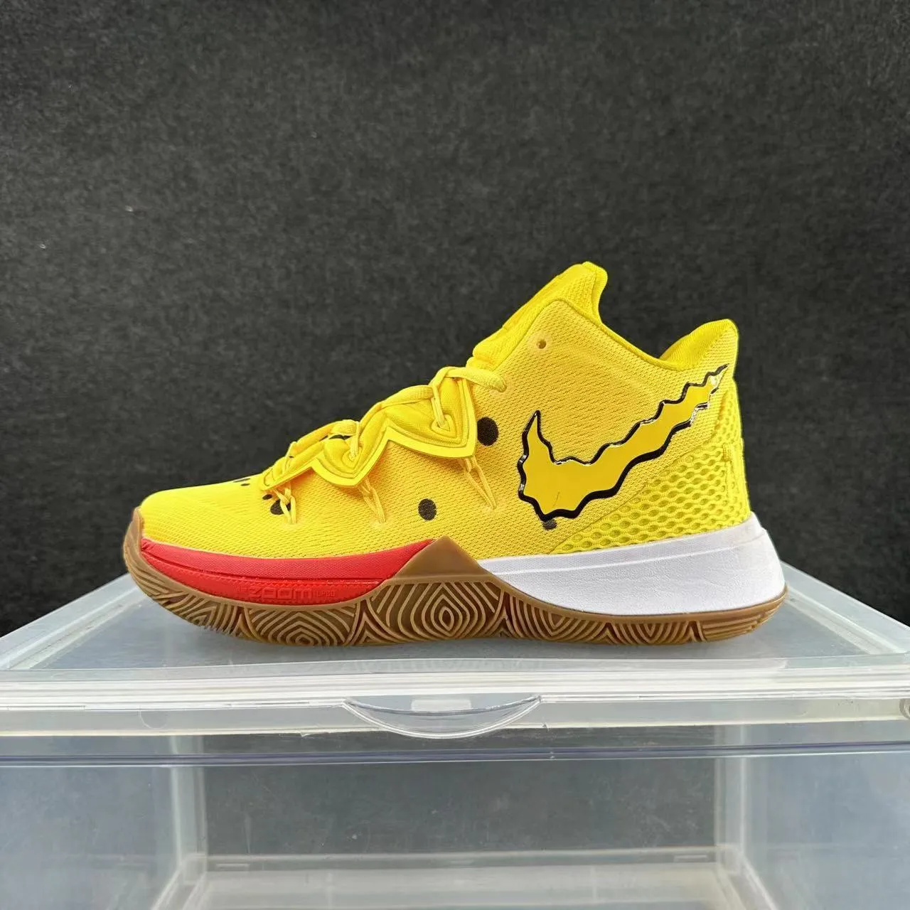 Nike Kyrie 5 Pikachu Yellow Red Basketball Shoes 2
