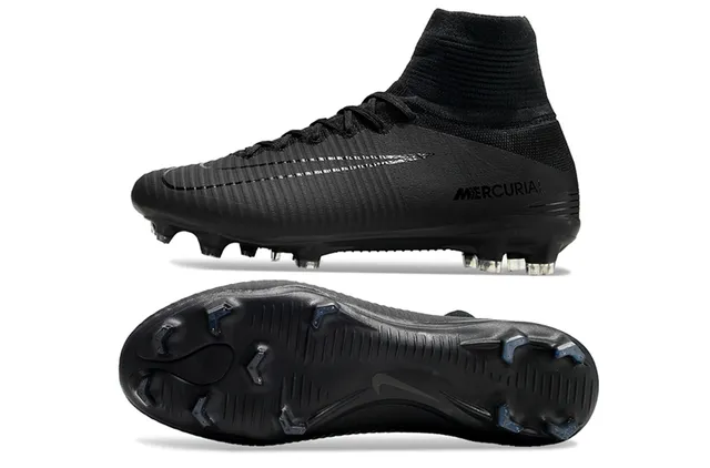 Nike Mercurial High-Cut Coral-Pink Firm-Ground Soccer Shoes 7