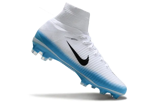 Nike Mercurial High-Cut Coral-Pink Firm-Ground Soccer Shoes 9