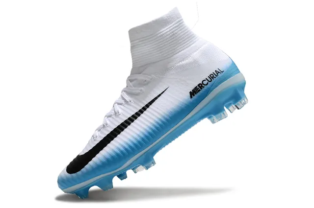 Nike Mercurial High-Cut Coral-Pink Firm-Ground Soccer Shoes 10