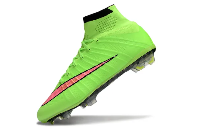 Nike Mercurial Superfly Neon Lime Green Pink Firm-Ground Soccer Shoes 3