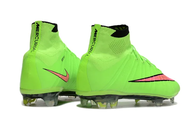 Nike Mercurial Superfly Neon Lime Green Pink Firm-Ground Soccer Shoes 5