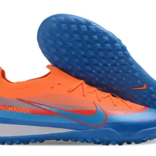 Nike Mercurial Turf Orange Blue Red Turf Soccer Shoes