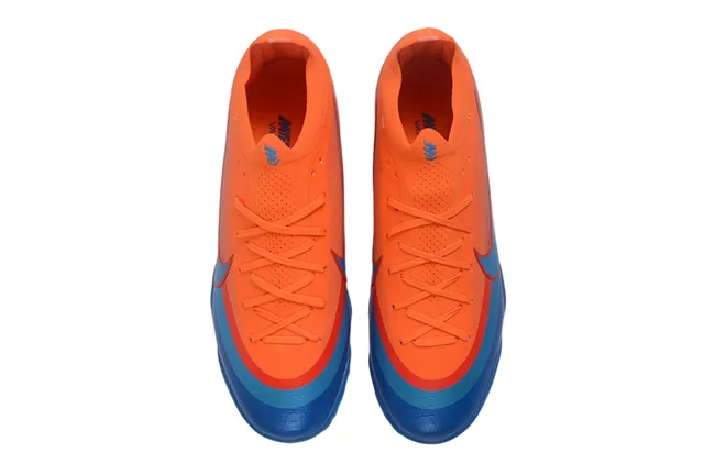 Nike Mercurial Turf Orange Blue Red Turf Zapatos de fútbol 2