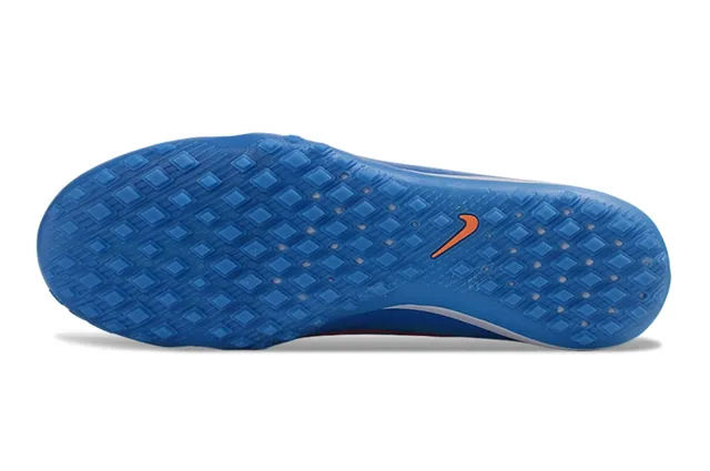 Nike Mercurial Turf Orange Blue Red Turf Zapatos de fútbol 6