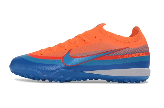 Nike Mercurial Turf Orange Blue Red Turf Zapatos de fútbol 8