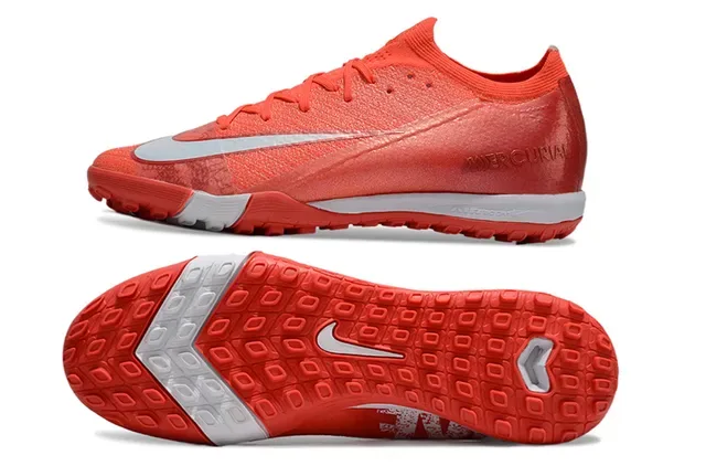 Nike Mercurial Turf Red and White Turf Soccer Shoes 5