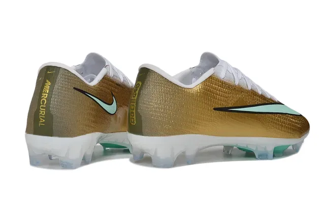Nike Mercurial Vapor Gold Mint Firm-Ground Soccer Shoes 2