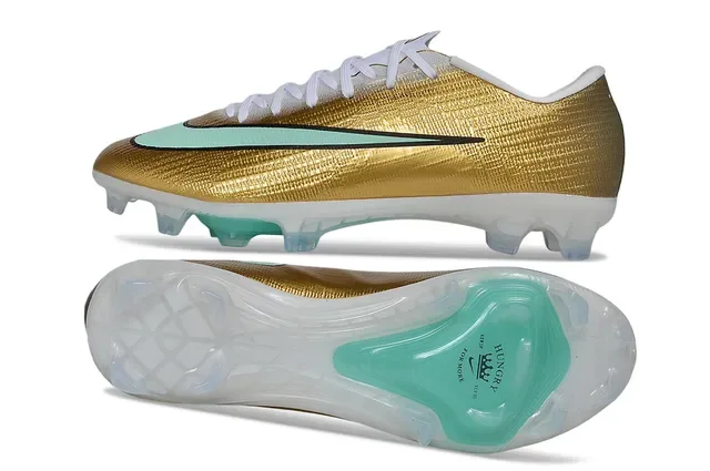 Nike Mercurial Vapor Gold Mint Firm-Ground Soccer Shoes 4