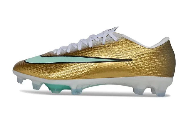 Nike Mercurial Vapor Gold Mint Firm-Ground Soccer Shoes 6