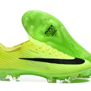 Nike Mercurial Vapor Neon Yellow Black Firm-Ground Soccer Shoes